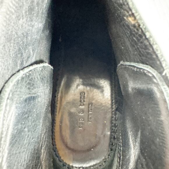 Rag and Bone Boots Womens Size 37 Black Suede Stacked Heel Ankle Booties - Picture 5 of 13